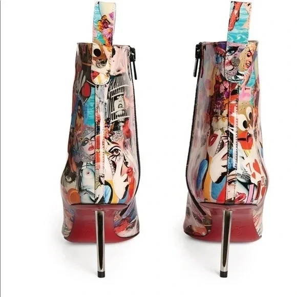 Christian Louboutin Epic Oh Xtian Ankle 70 leather bootie - Picture 4 of 14